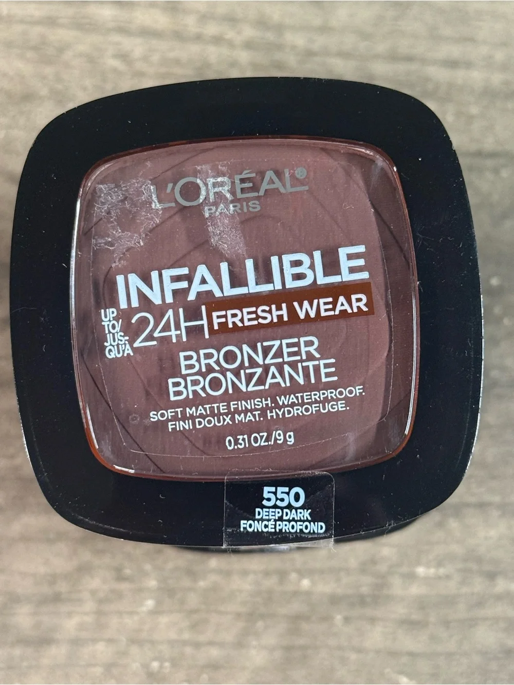 (5) NIB L’Oreal Paris Infallible 24HR FreshWear Bronzer Waterproof Deep Dark 550